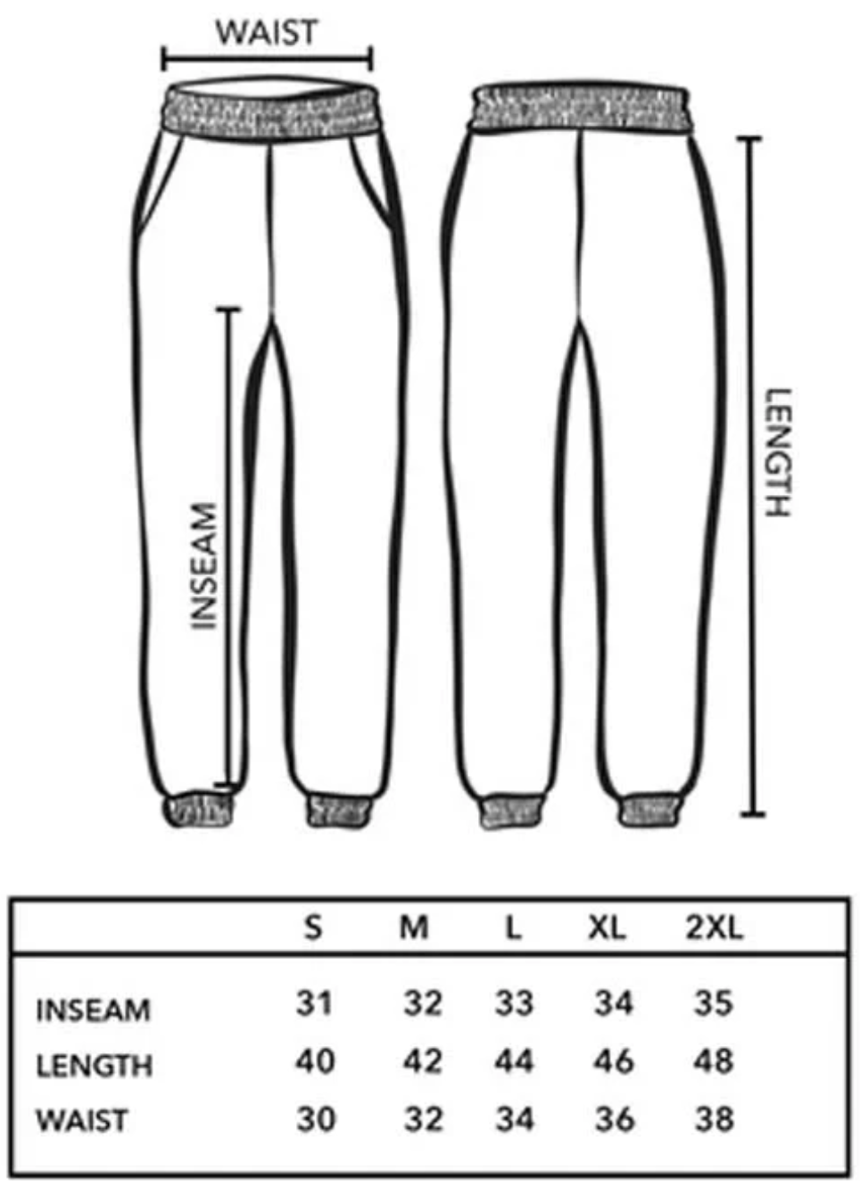 Grey Sweatpants - White Thread