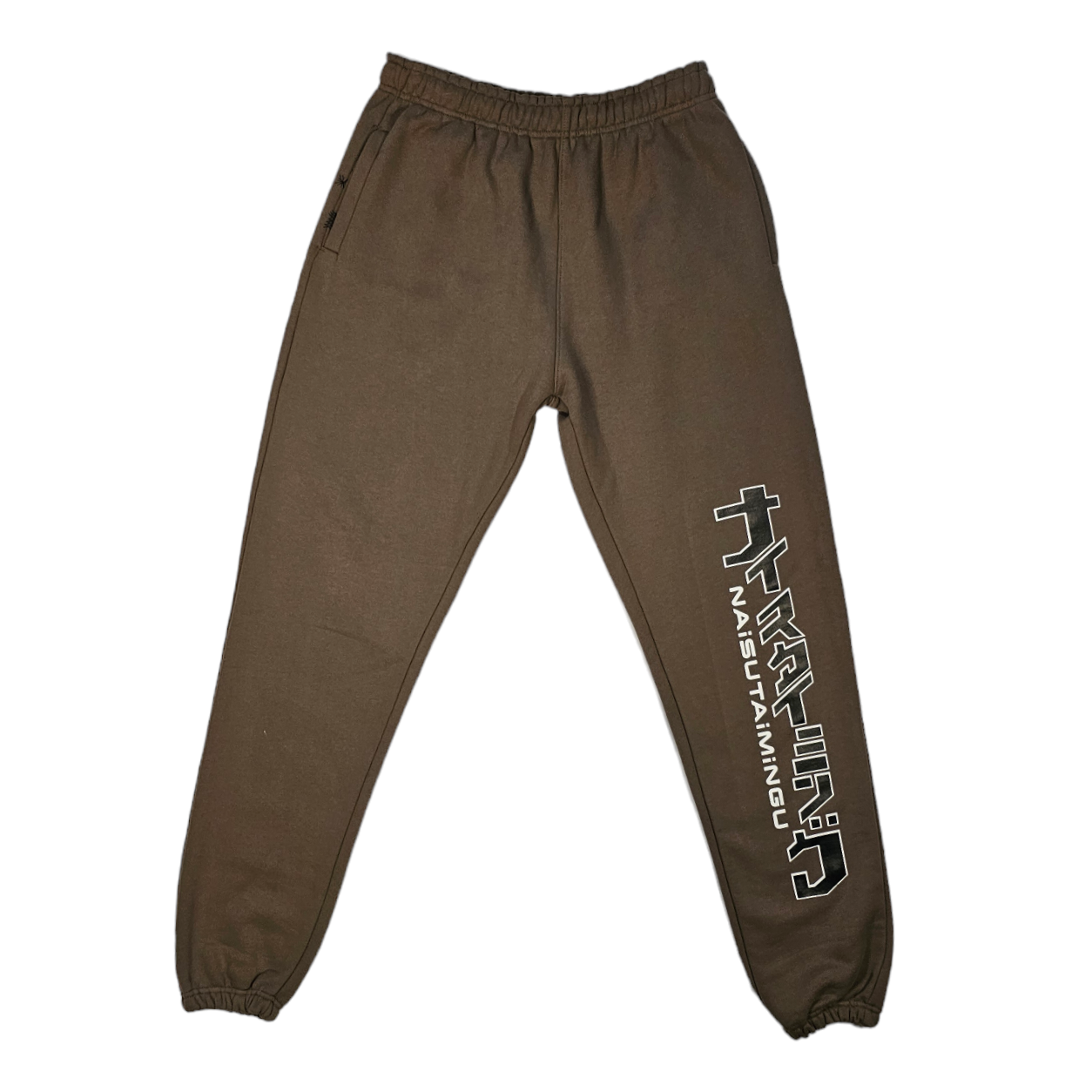 Natto Grey Sweatpants - Black Thread